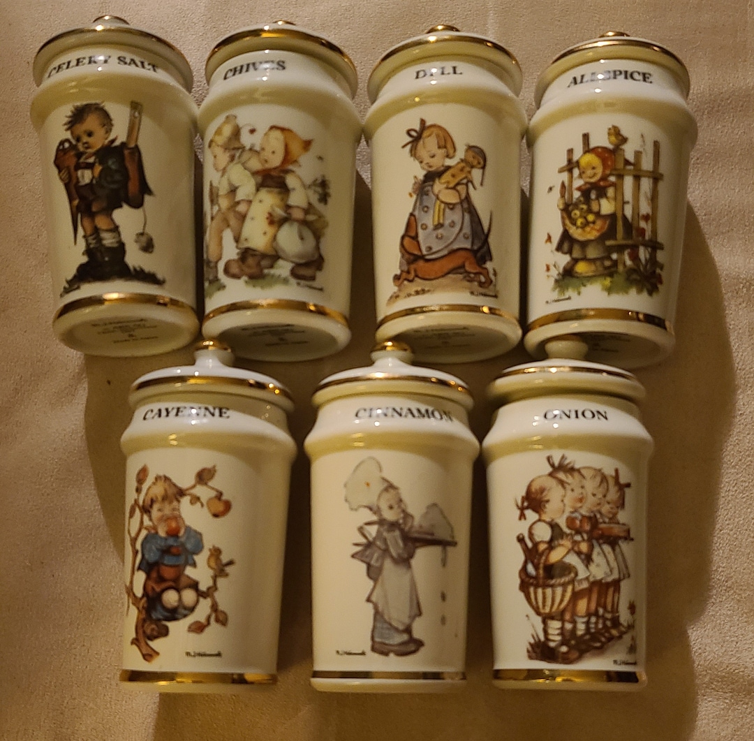 Hummel Danbury Mint Ceramic Spice Jars (set of 7) - Etsy