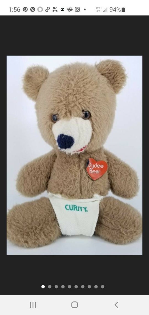 Dydee Diaper Service Plush Teddy Bear Etsy