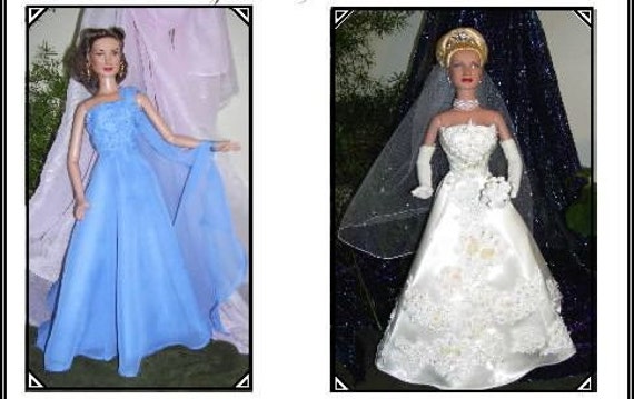 Plus Size Evening Wear Doll Clothes Sewing Pattern Emme,Tonner
