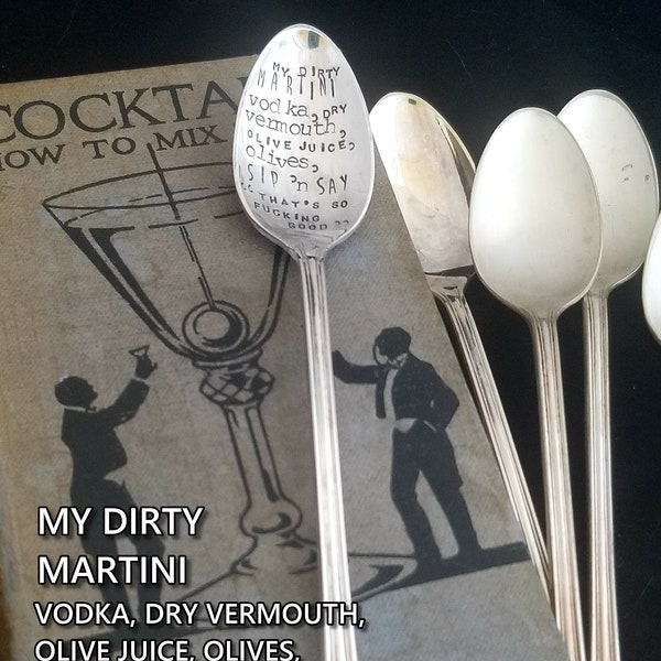 Cocktail Spoon Etsy