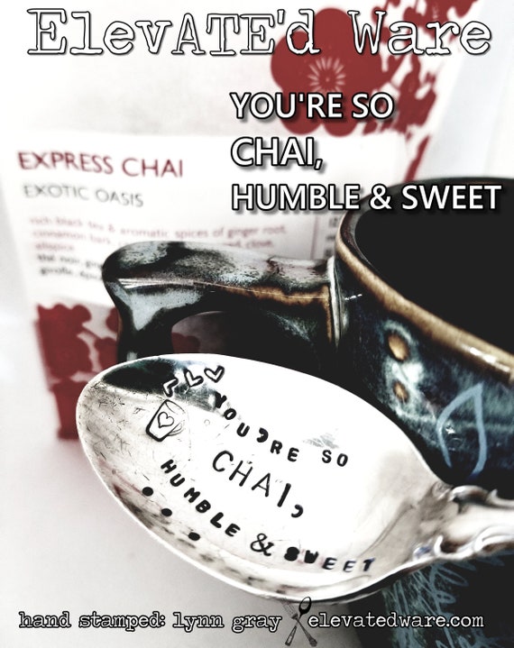 You/'re So Golden Vintage hand stamped spoon