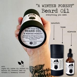Men&#39;s BEARD OIL - Men&#39;s Hair Products - Beard Oil - Product for Men - Beards - Men&#39;s Grooming - Beard Care - Beard Conditioner - Beard Care