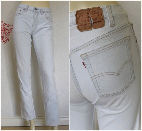 levis white boyfriend jeans