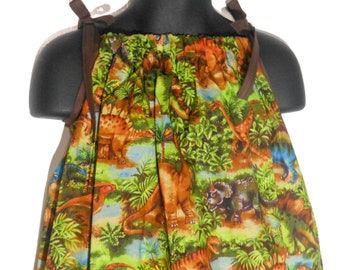 Dinosaurs in the Jungle Sundress (Multiple Sizes Available)
