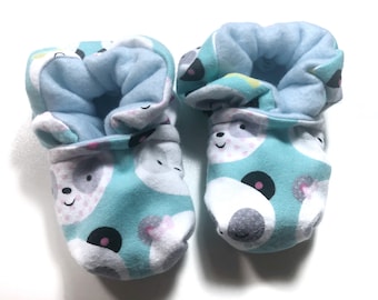 Cute Panda Baby Booties One Size Fits Most 0-18 months