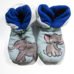 I Love You Elephant Baby Booties (One Size Fits Most 0-18 months)