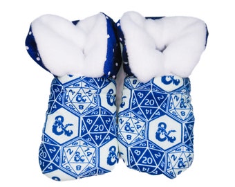 20 Sided Dice Baby Booties (One Size Fits Most 0-18 Months)