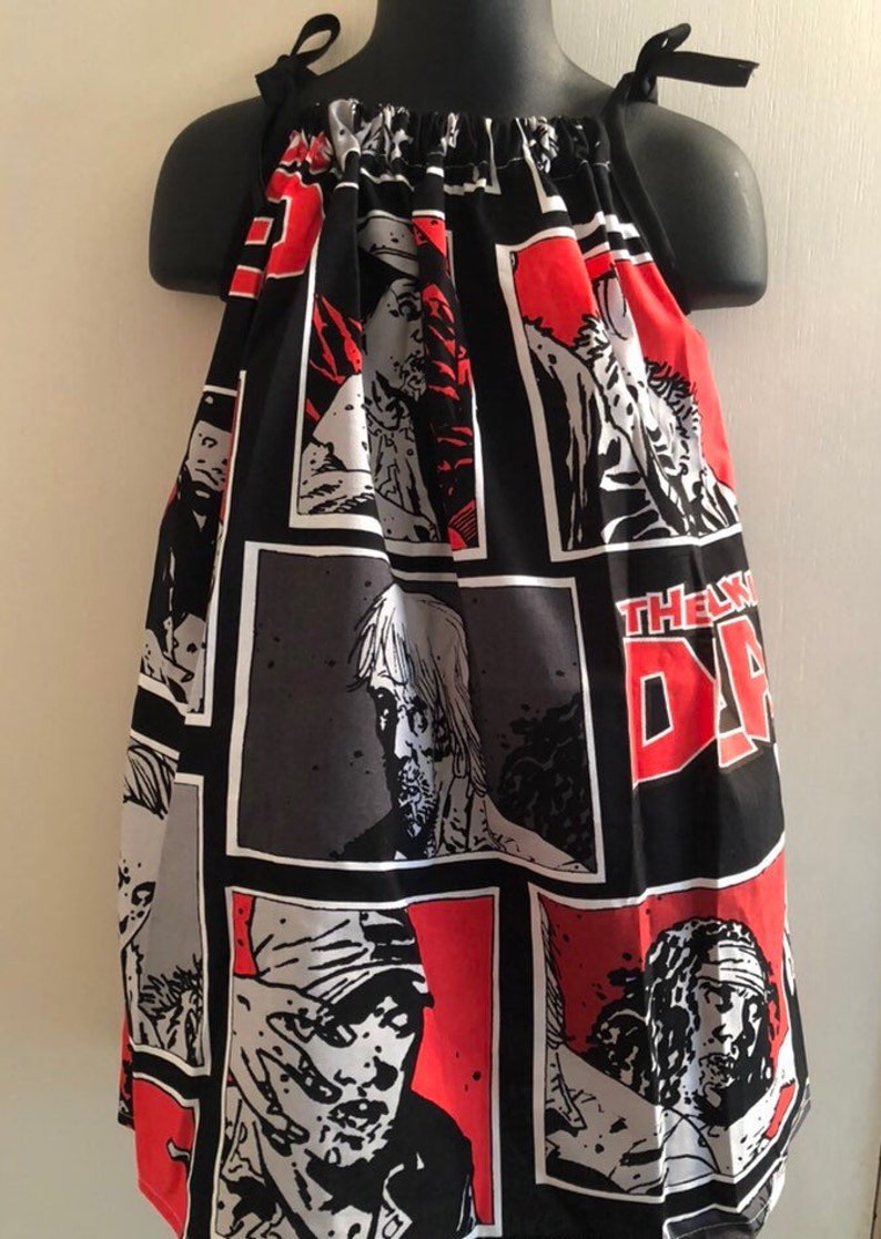 The Walking Dead Large Zombie Squares Sundress Multiple Sizes image 1