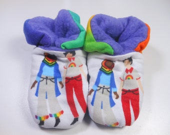 Love is Love Baby Booties (One Size Fits Most 0-18 Months)