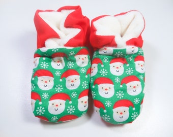 Santa Claus Baby Booties (One Size Fits Most 0-18 Months)