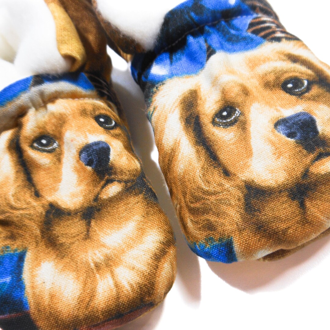 Golden Retriever Puppy Baby Booties one Size Fits Most 0 18 Etsy