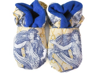 Classic Greek and Roman Baby Booties (One Size Fits Most 0-18 Months)