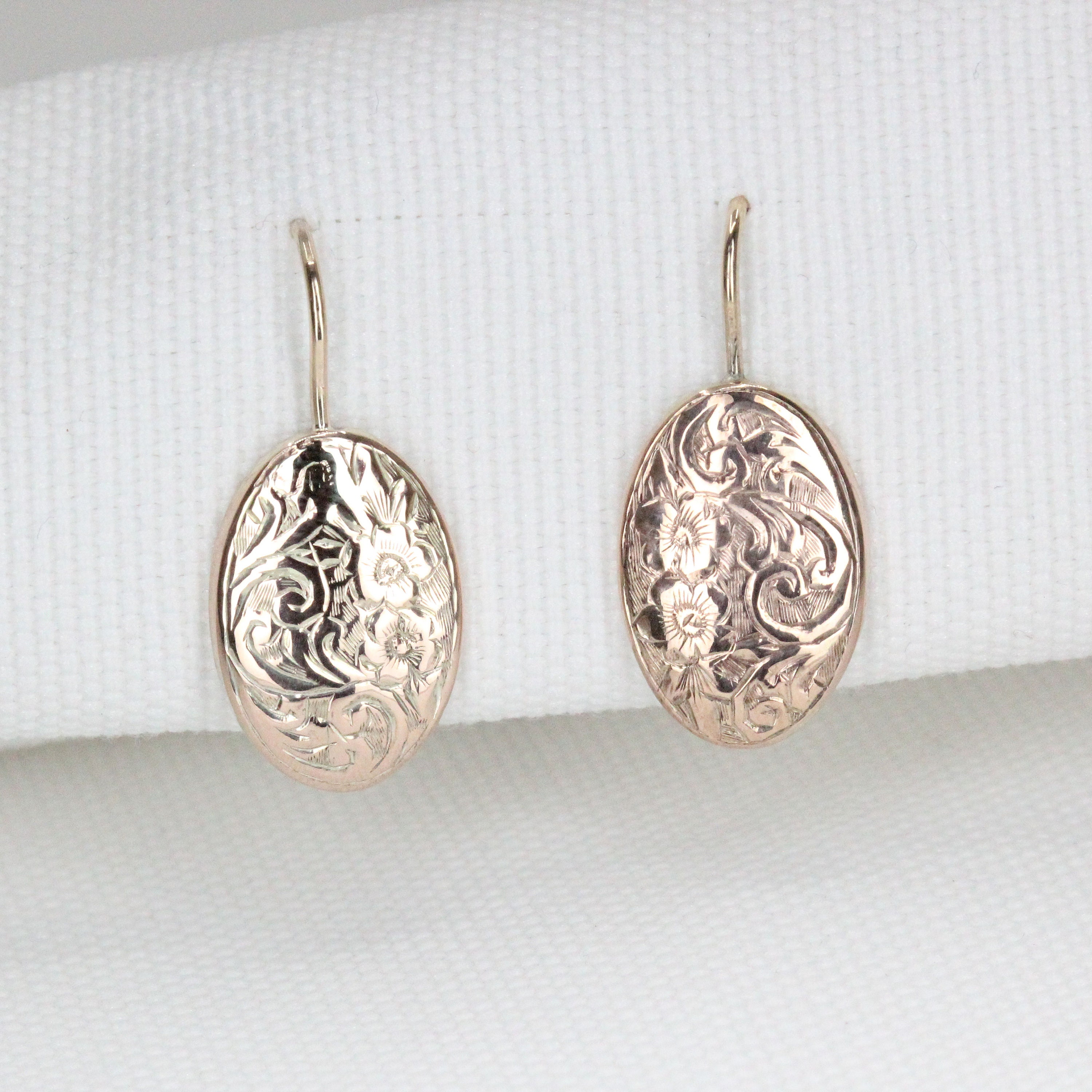 Gemelli in oro rosa ovali - De Simone Gioielli