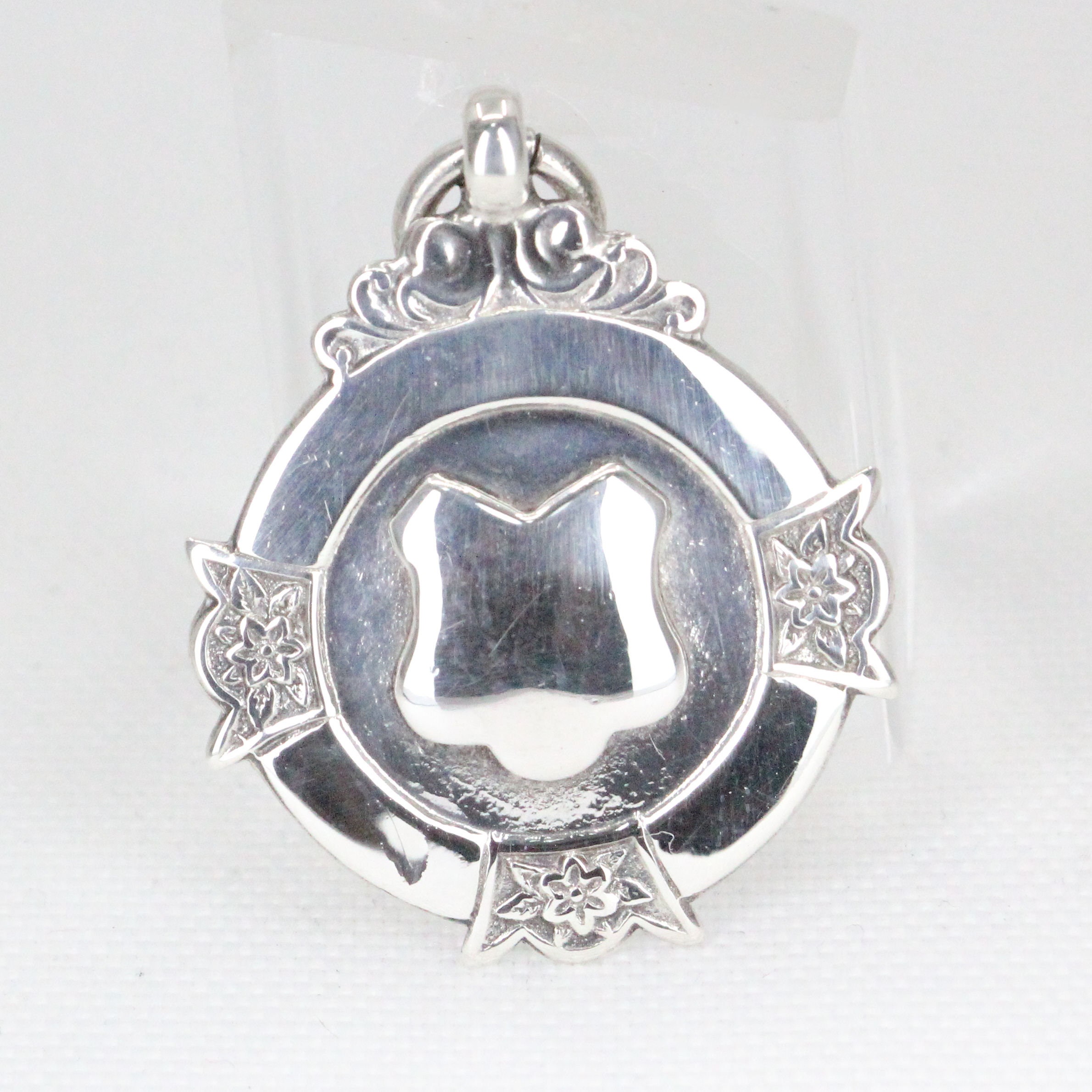Médaille/Fob Football Argent Massif Et Émail - Poinçon Chester 1923 - 10g