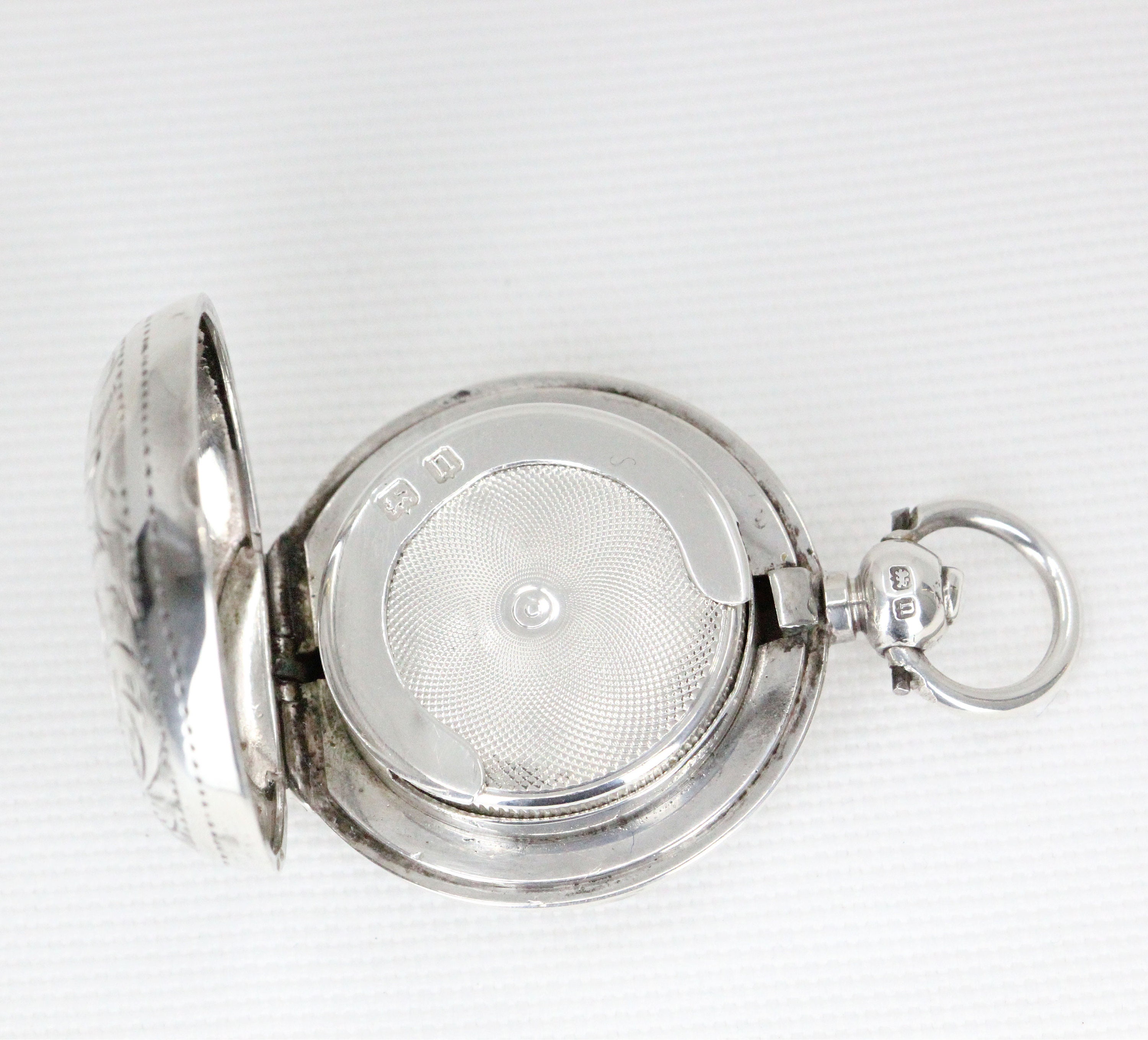 Antique Sterling Silver Sovereign Case Holder - Birmingham