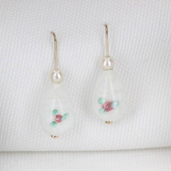9ct Murano ball drop earrings 9ct Murano ball drop earrings