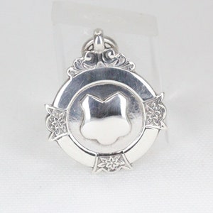 Antique Sterling Silver Solid Medal – Hallmarked Chester 1954 – Vintage Collectible Award Medal – English Silver Medal Keepsake Gift