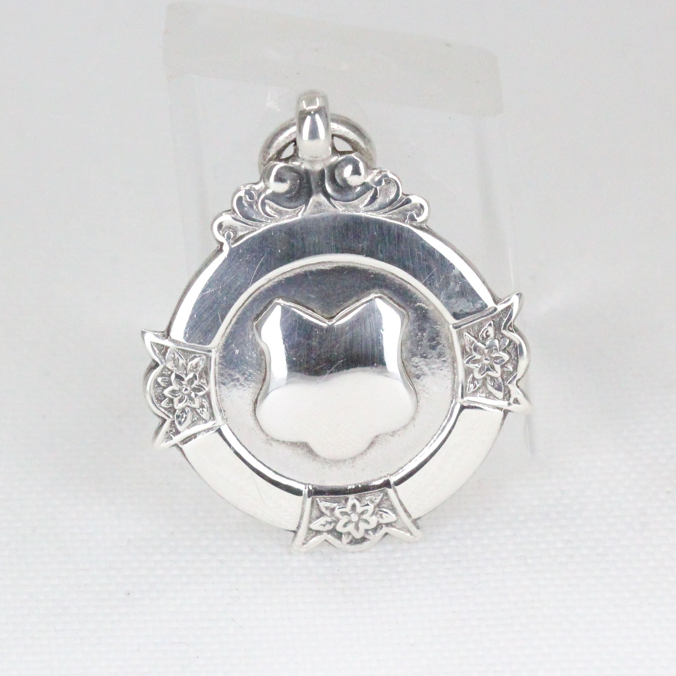 アンティーク スターリングシルバー メダル：ホールマーク チェスター