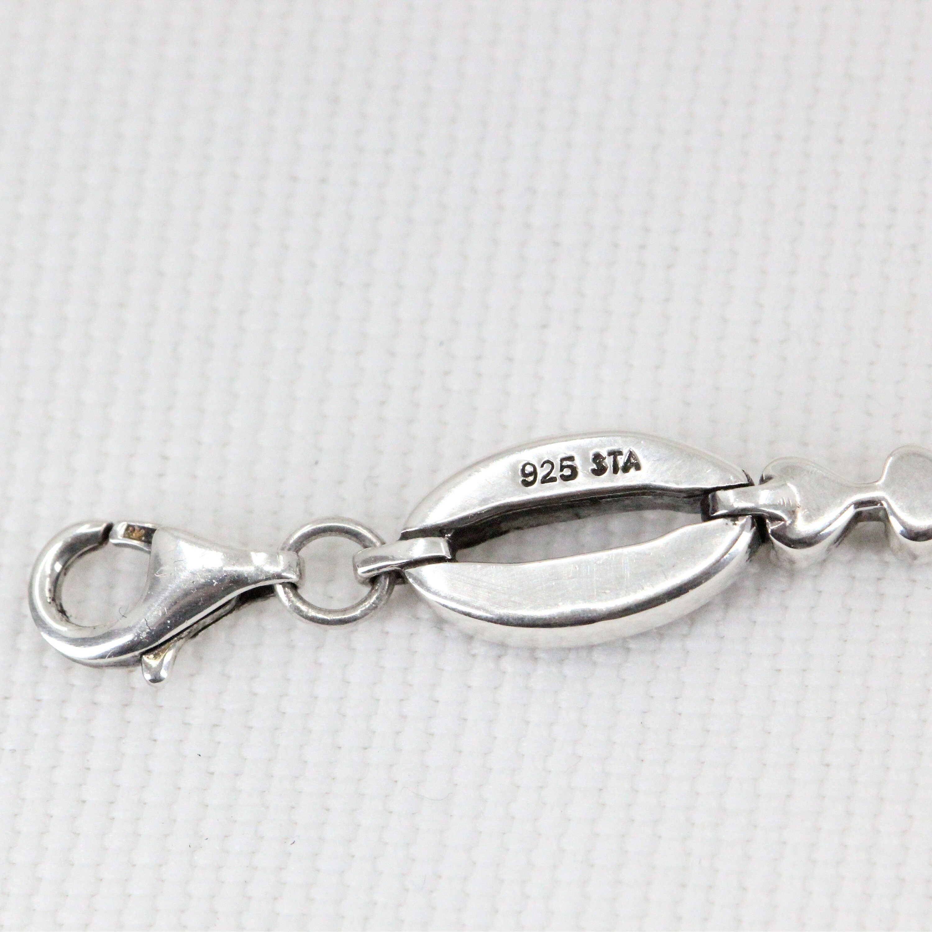 スターリングシルバー マーカサイトブレスレット – ファンシーデザイン