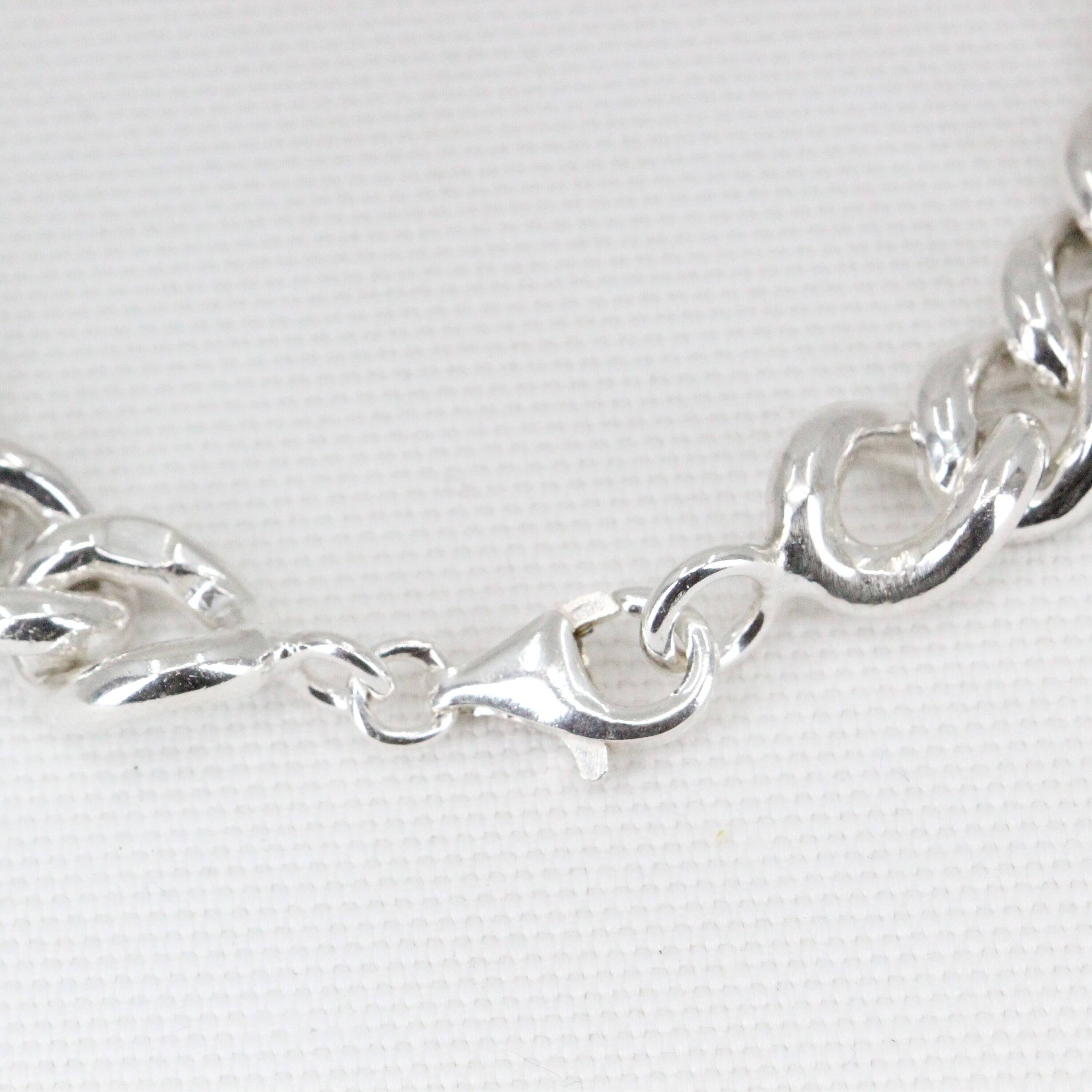 アクセサリー Vintage Silver Heavy Link Chain Bracelet アクセサリー Vintage Silver Heavy Link Chain Bracelet