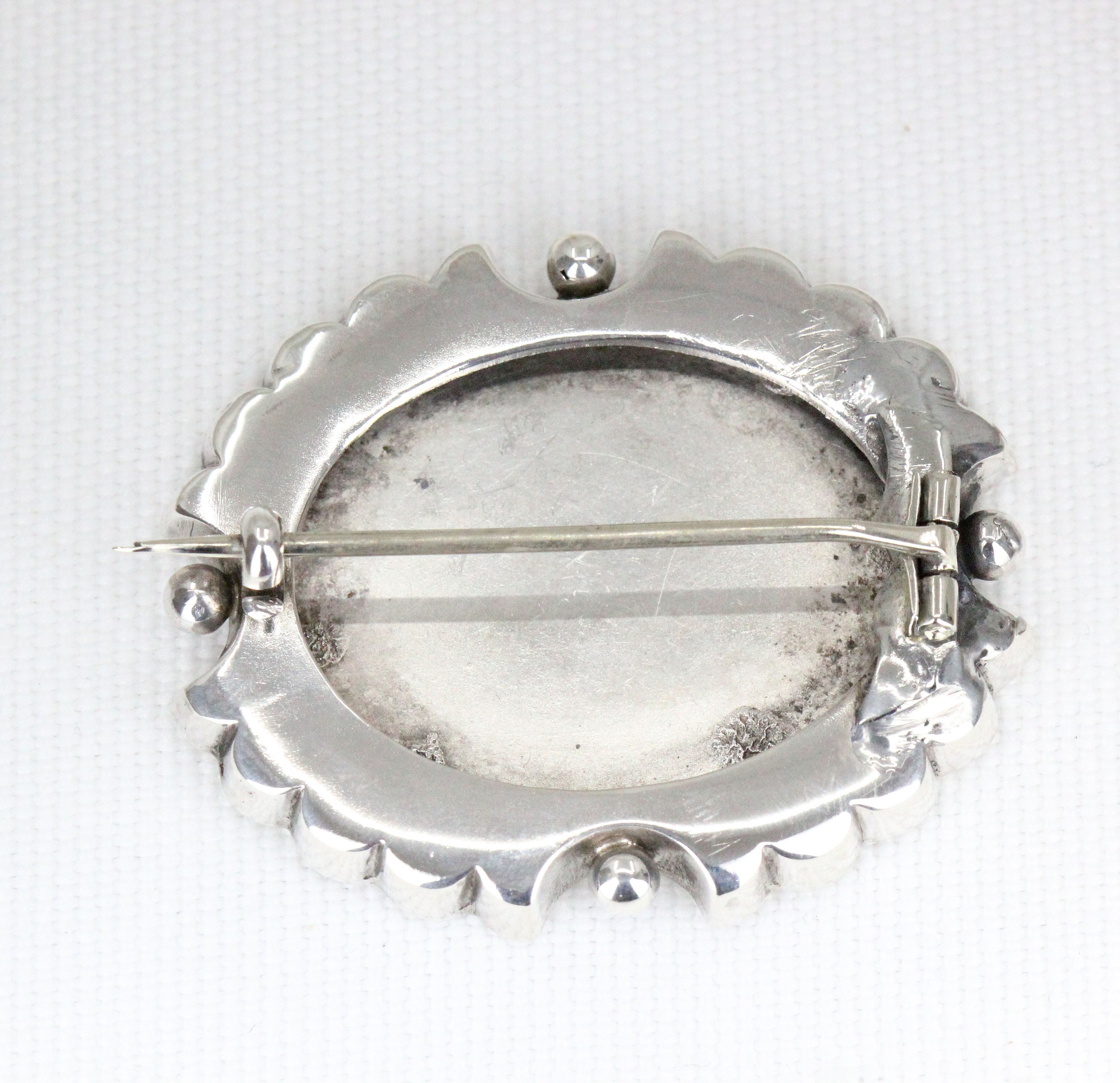 Broche En Argent à Restaurer - Début Des Années 1900 - Occasion Avec Signes D'usure