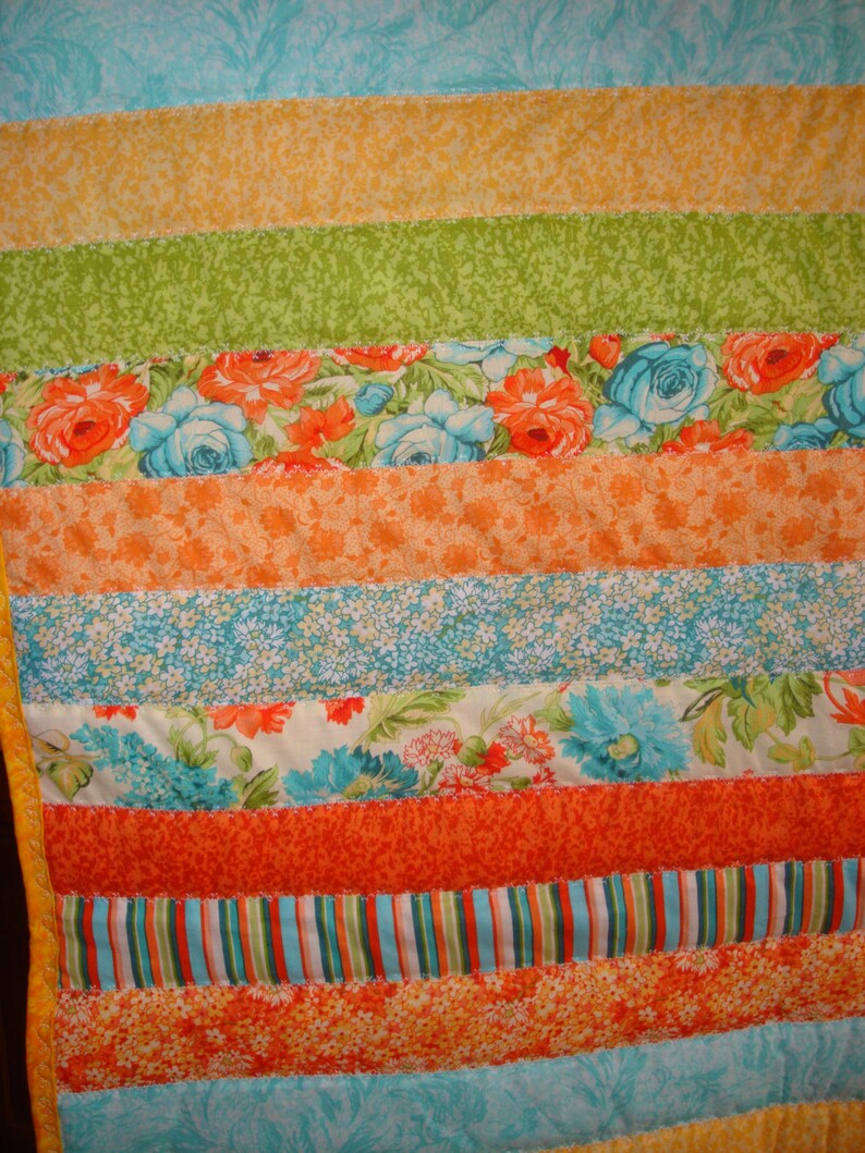 Baby Boy or Baby Girl Quilt Jelly Roll Style with Flannel Etsy