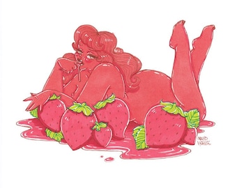 Strawberry Babe Prints