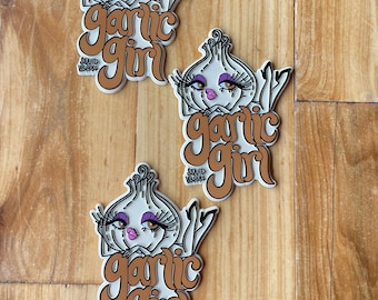 3" Vintage Inspired Garlic Girl Magnet