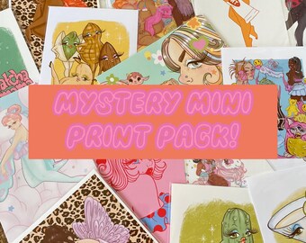 Mystery Mini Print Pack of 3 5”x7”