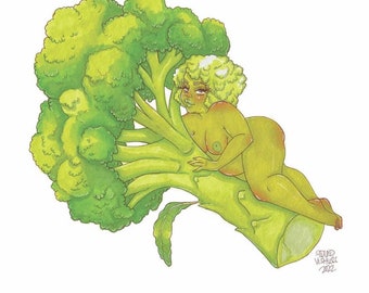 Broccoli Babe Prints