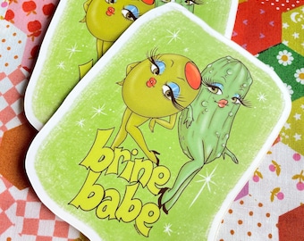 3” Brine Babe Sticker