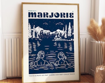 Retro Marjorie Poster - Marjorie Swiftie Digital Print Wall Art