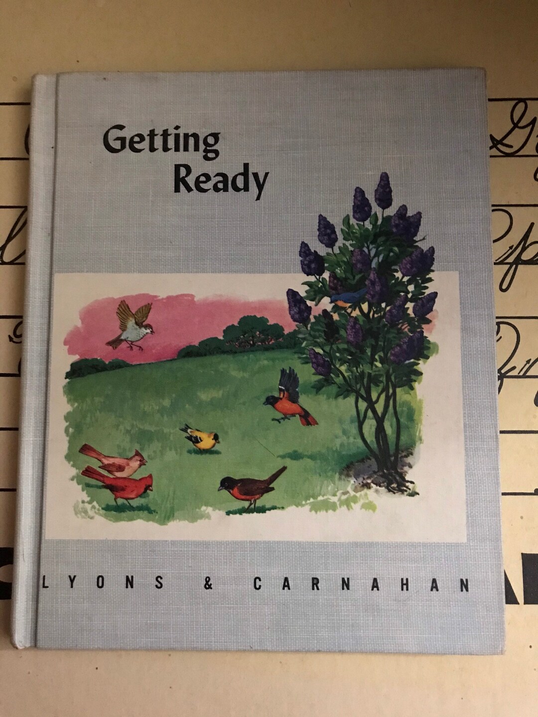 1958 Early Elementary Primer Reader Getting Ready Classroom Book Hardcoverdevelopmental Science