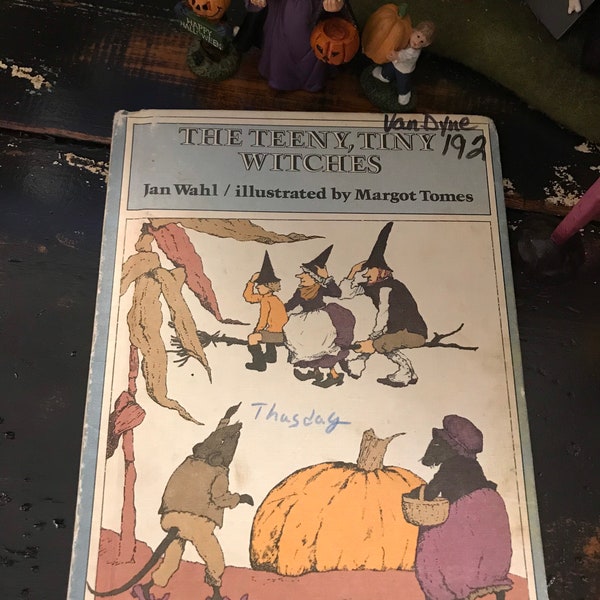 The Teeny Tiny Witches 1979 children's book~ by Jan Wahl~ Hardcover~ Vintage Storybook