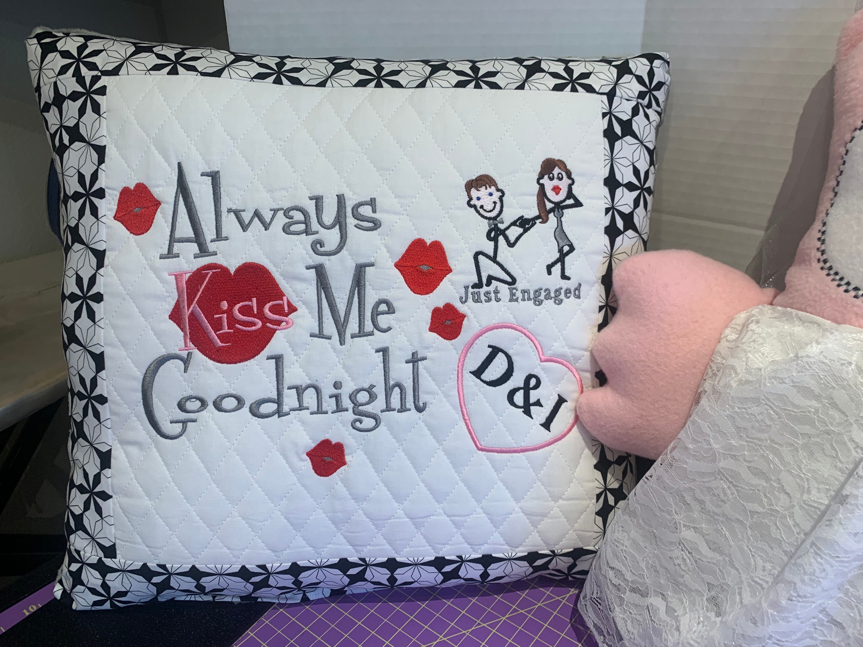 Custom throw pillow for engagement or wedding Etsy