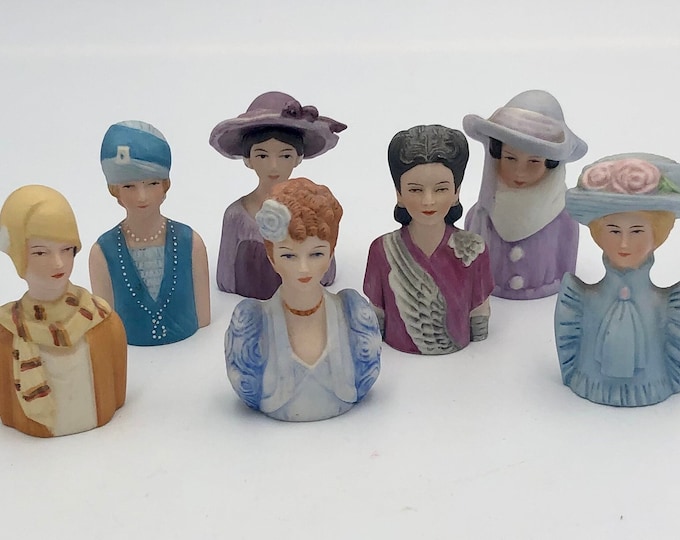 Avon 1927 Flapper Thimble Box and Protector Etsy