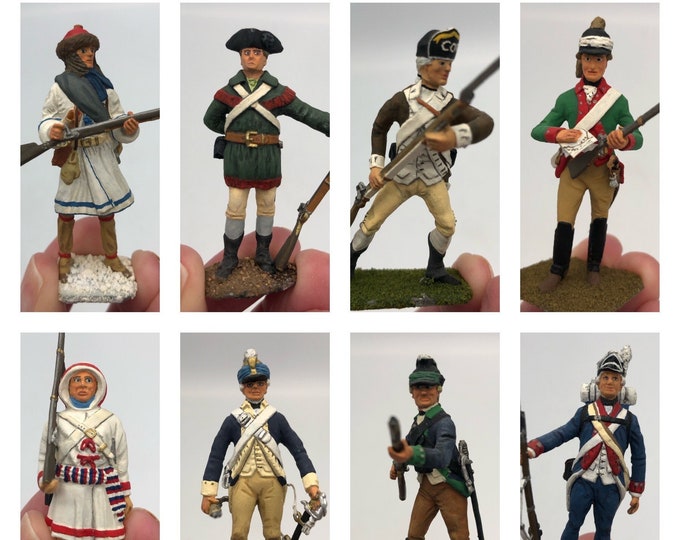 Mini Minitary Choice of Hand Painted Miniature Military Figurines 54mm - 60mm ...
