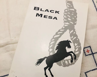 Vintage Book SIGNED by Author Black Mesa The Hanging of Jamie Stott by Leland Hanchett Jr 1st Edition Limited to 500 Copies