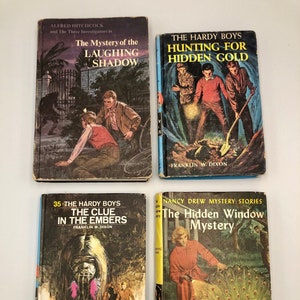 Vintage Choice of Mystery Book Hardcover Hardy Boys Nancy Drew Sherlock Holmes 1956 - 1972