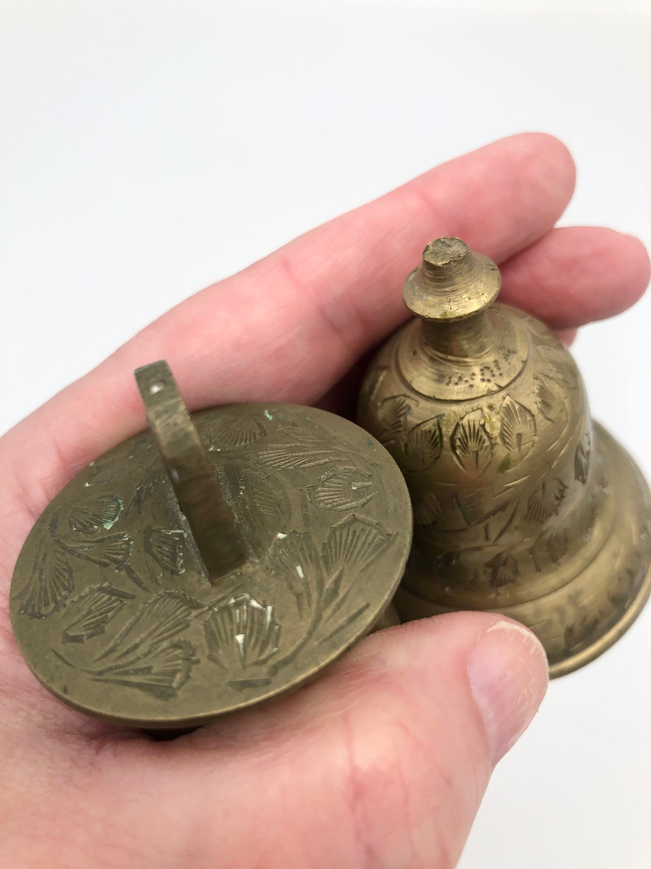 Set of 2 nice vintage Tibetan bells