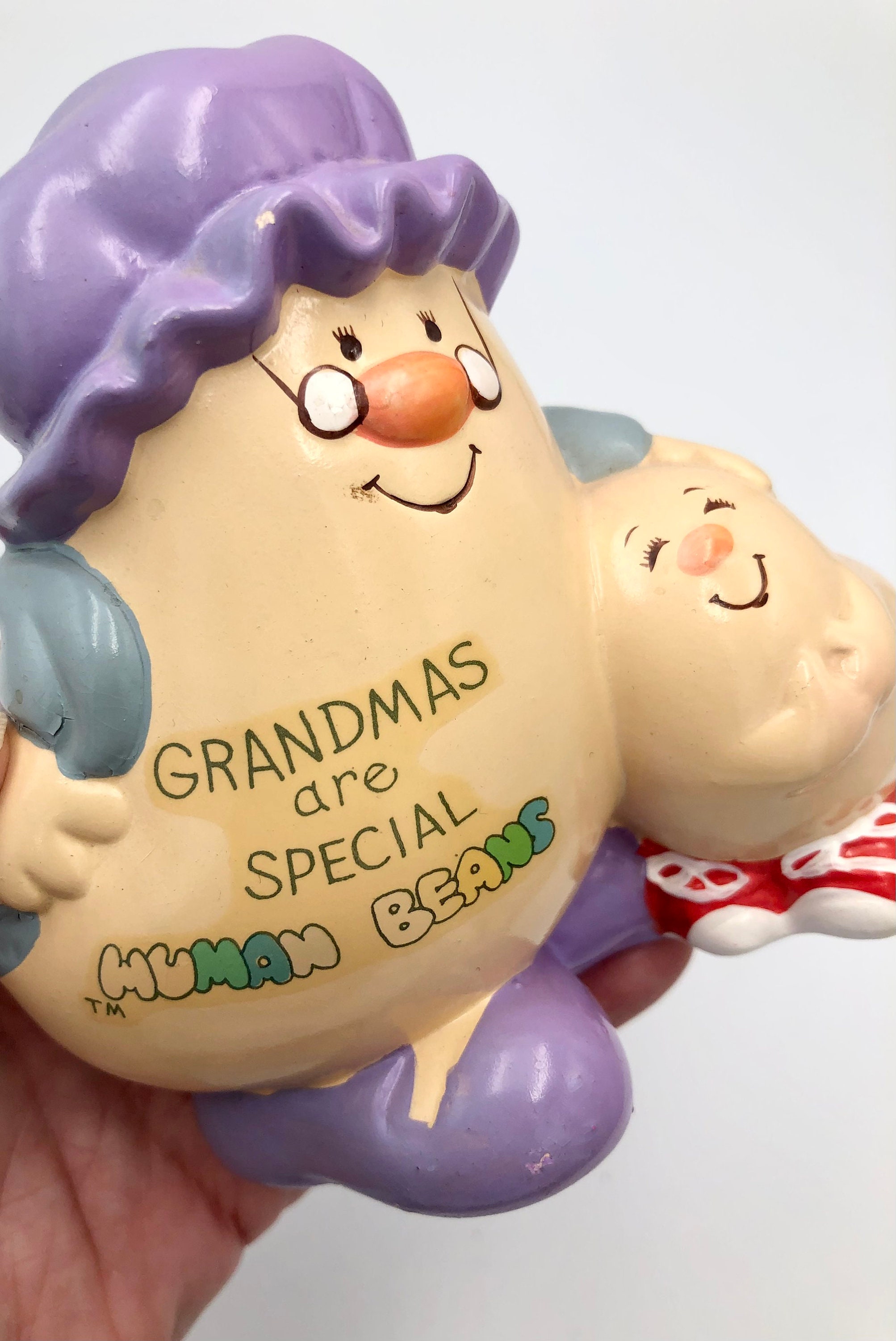 Vintage Choice of Human Bean Figurine Grandmas Are Special