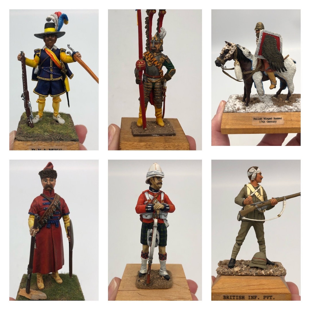 Mini Minitary Choice of Hand Painted Miniature Military Figurines 54mm - 60mm ...