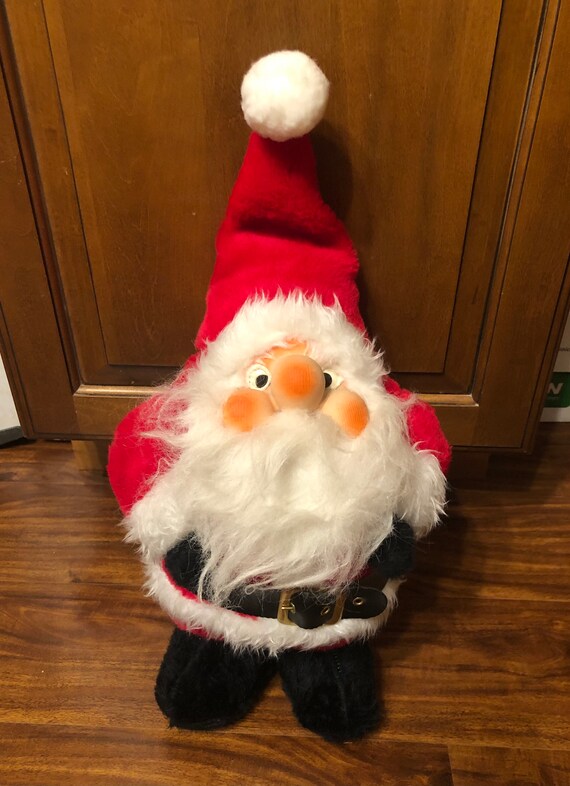 small stuffed santa claus