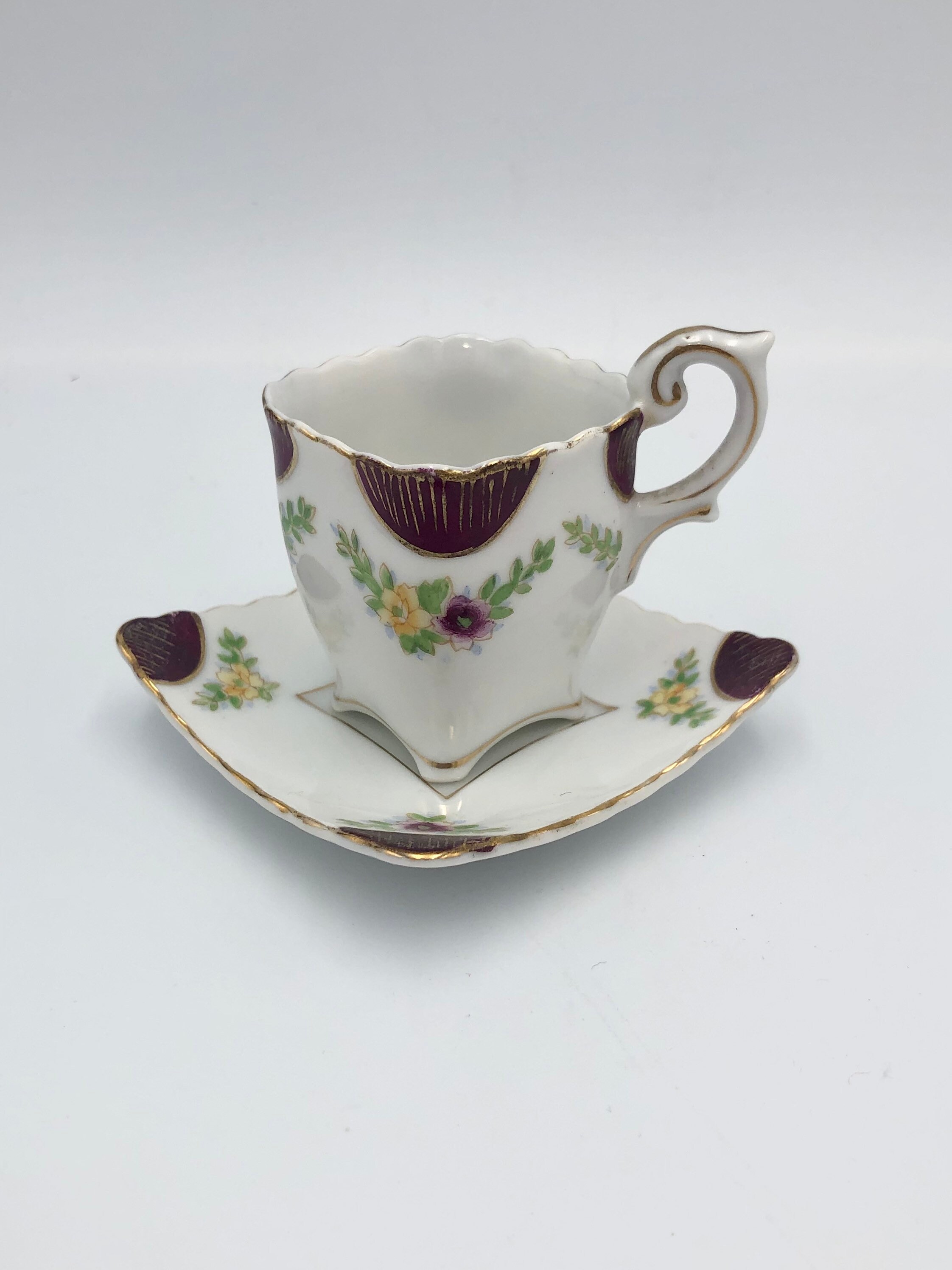JAPAN WALES CHINA Teacup and Saucer agrohort.ipb.ac.id