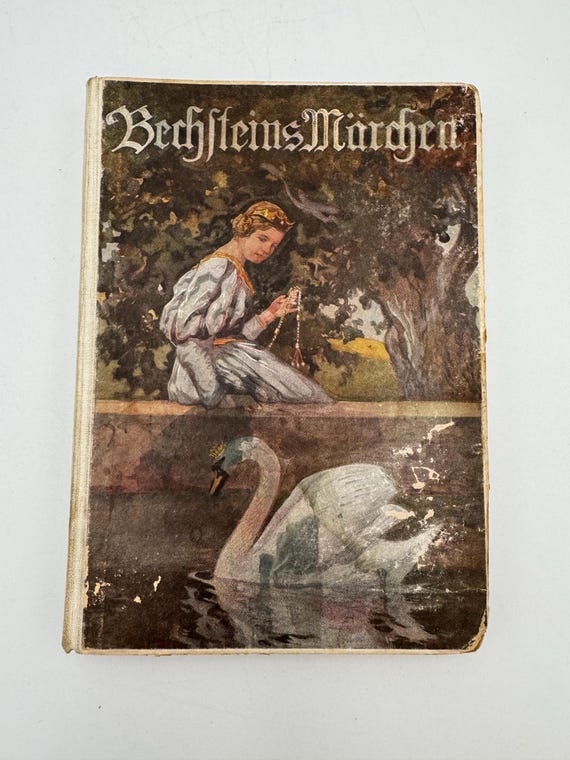 ヴィンテージの子供向け絵本 ドイツ語 ベヒシュタインのメルヘン童話集