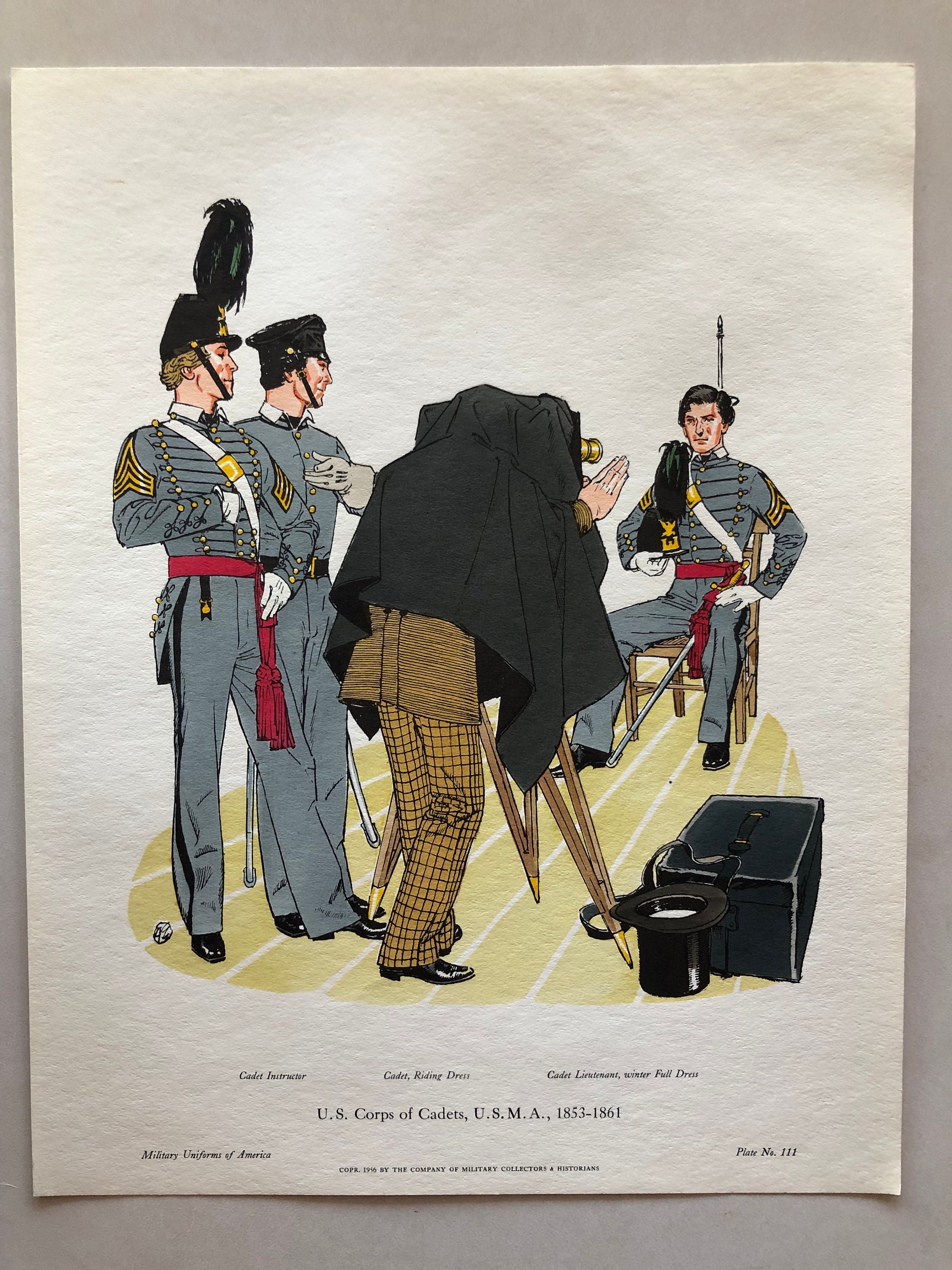 Vintage Choice of Military Prints - Military Uniforms in