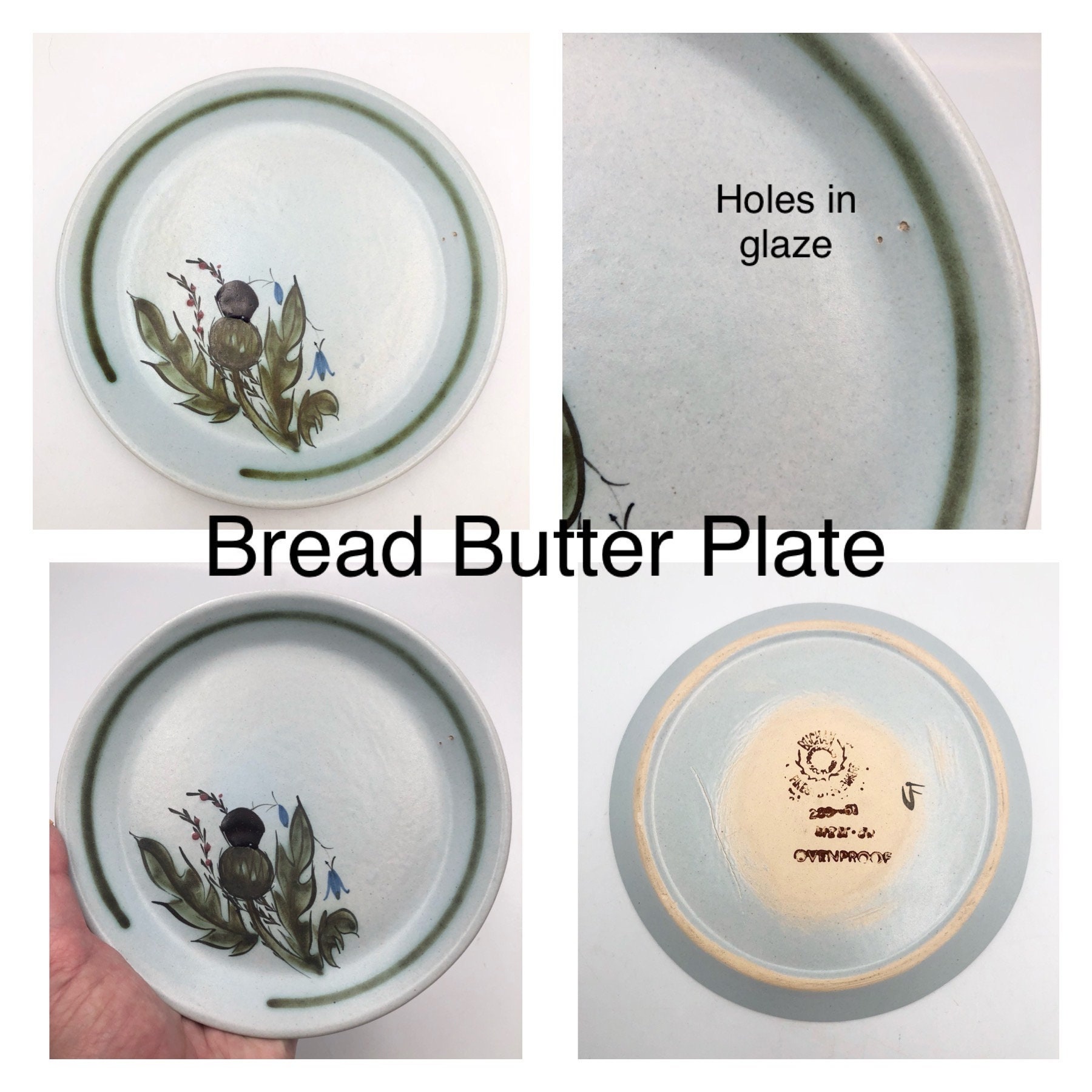 Vintage Choice of Buchan Thistle Pattern Scottish Pottery - Mid