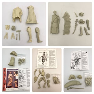 Scelta vintage di kit di milizia in miniatura PiliPili 90-120mm Figurine Non verniciate Non assemblate Diorama in resina plastica - Potrebbe non essere completo