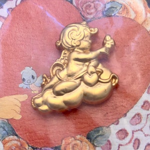 Vintage Moederdag Pin Enesco Precious Moments Remembering You Mother Verjaardagscadeau op originele kaart