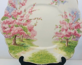 18 Piece Royal Albert Blossom Time Dessert Set With Large Teapot